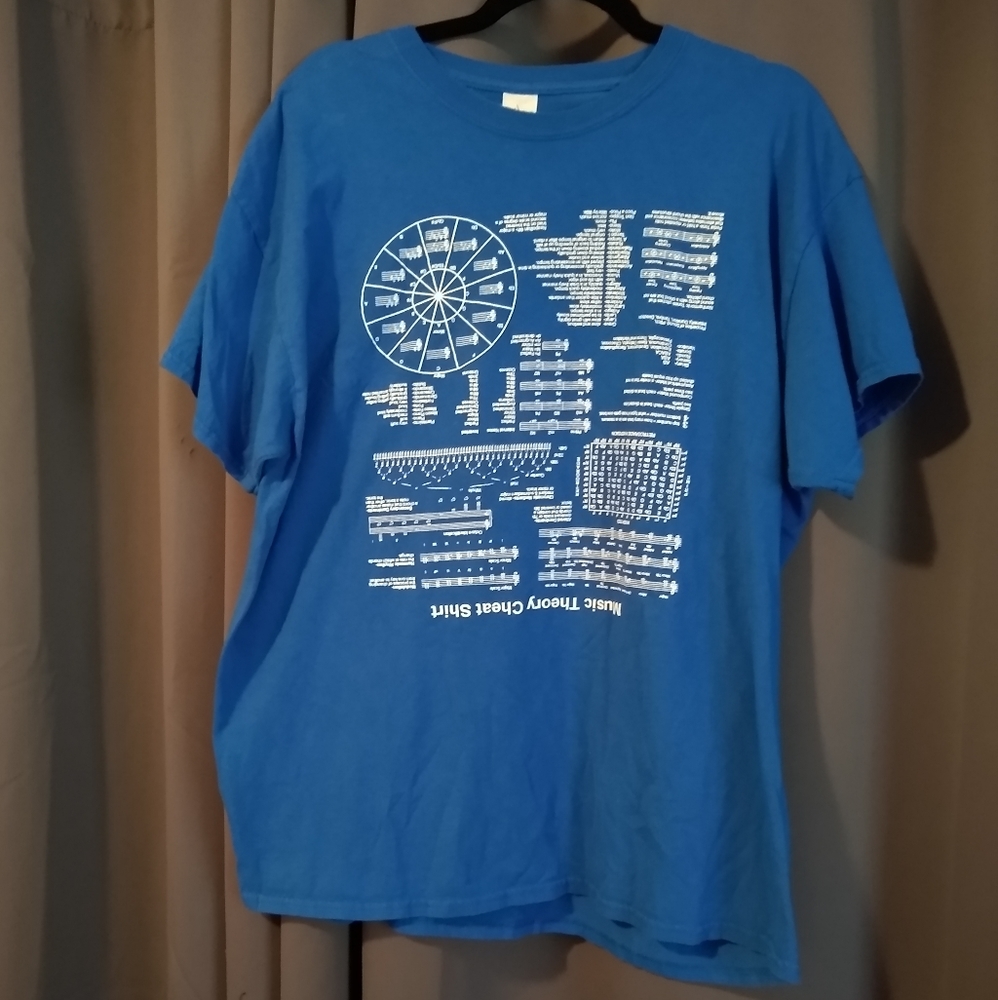 Music Theory Cheat Shirt Tee